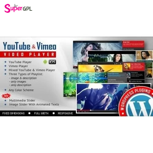 youtube vimeo video player and slider wp plugin supergpl 1 1