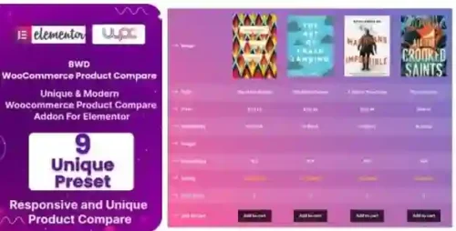 BWD WooCommerce Product Compare Addon For Elementor