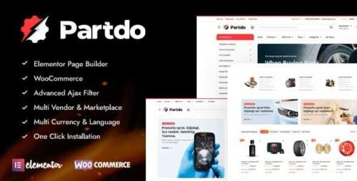 Partdo Theme – Auto Parts and Tools Shop WooCommerce Theme